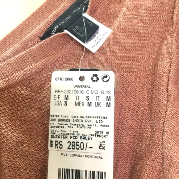 Final Price - Mango Shimmer Top - Picture 5 of 5